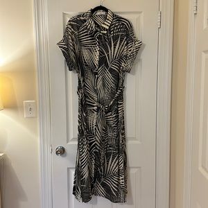 Mango printed dress size 12